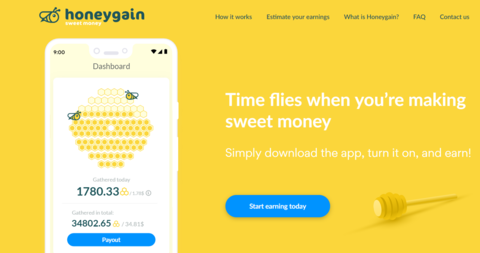 Honeygain - turn your additional truffic into money