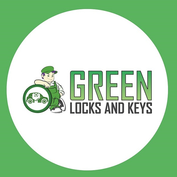 Green Locks  And Keys